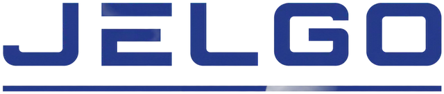 Logotipo JELGO — acessórios e instrumentação industrial
