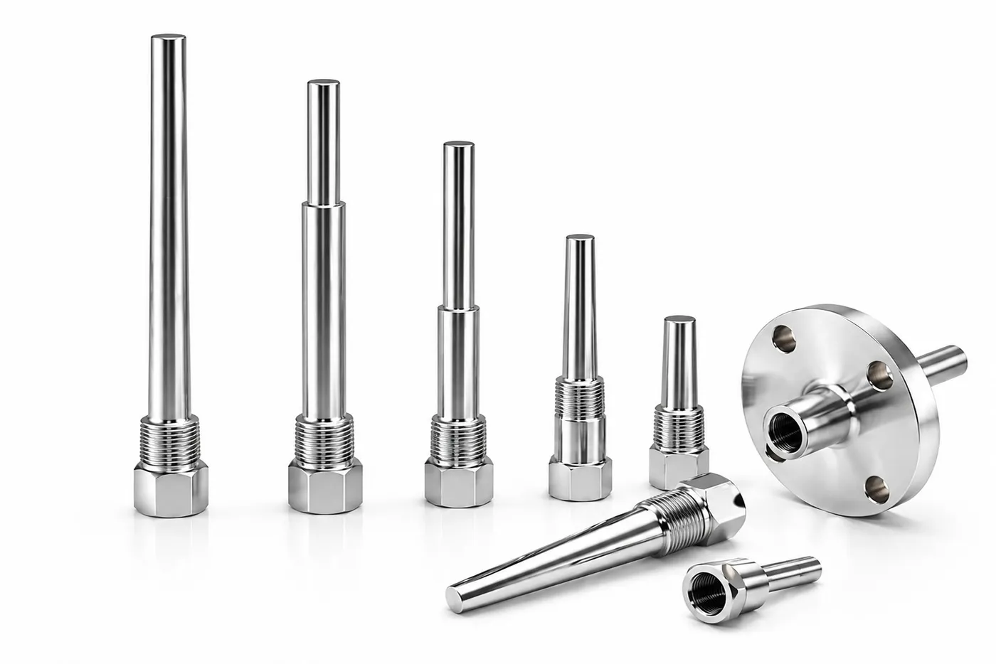 Poço termométrico industrial — fabricante JELGO