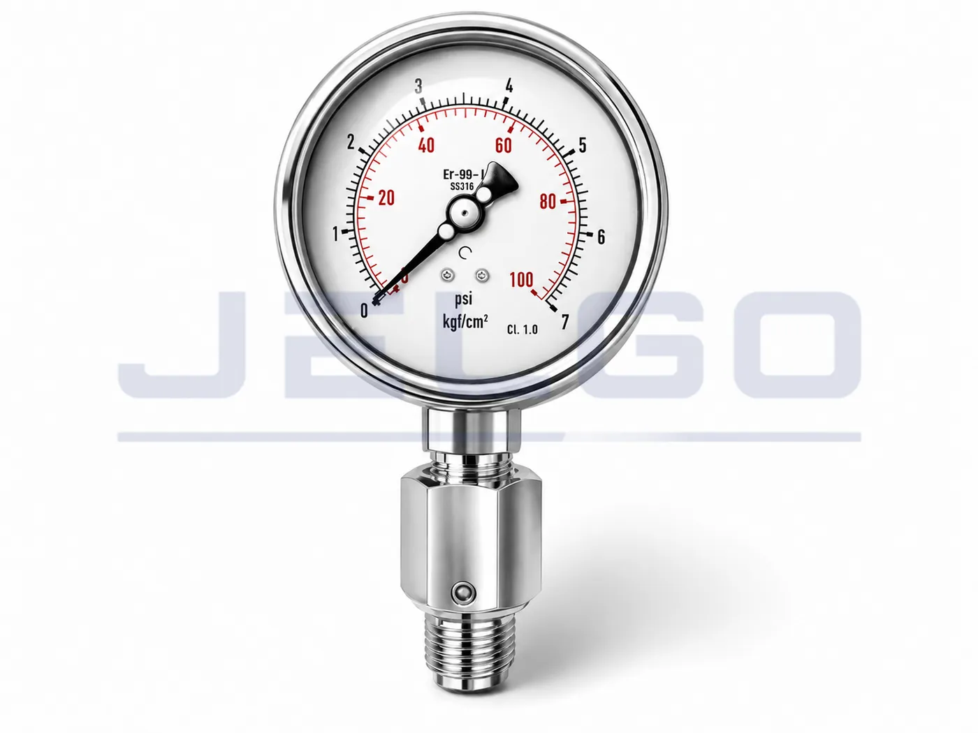 Selo flush com manômetro