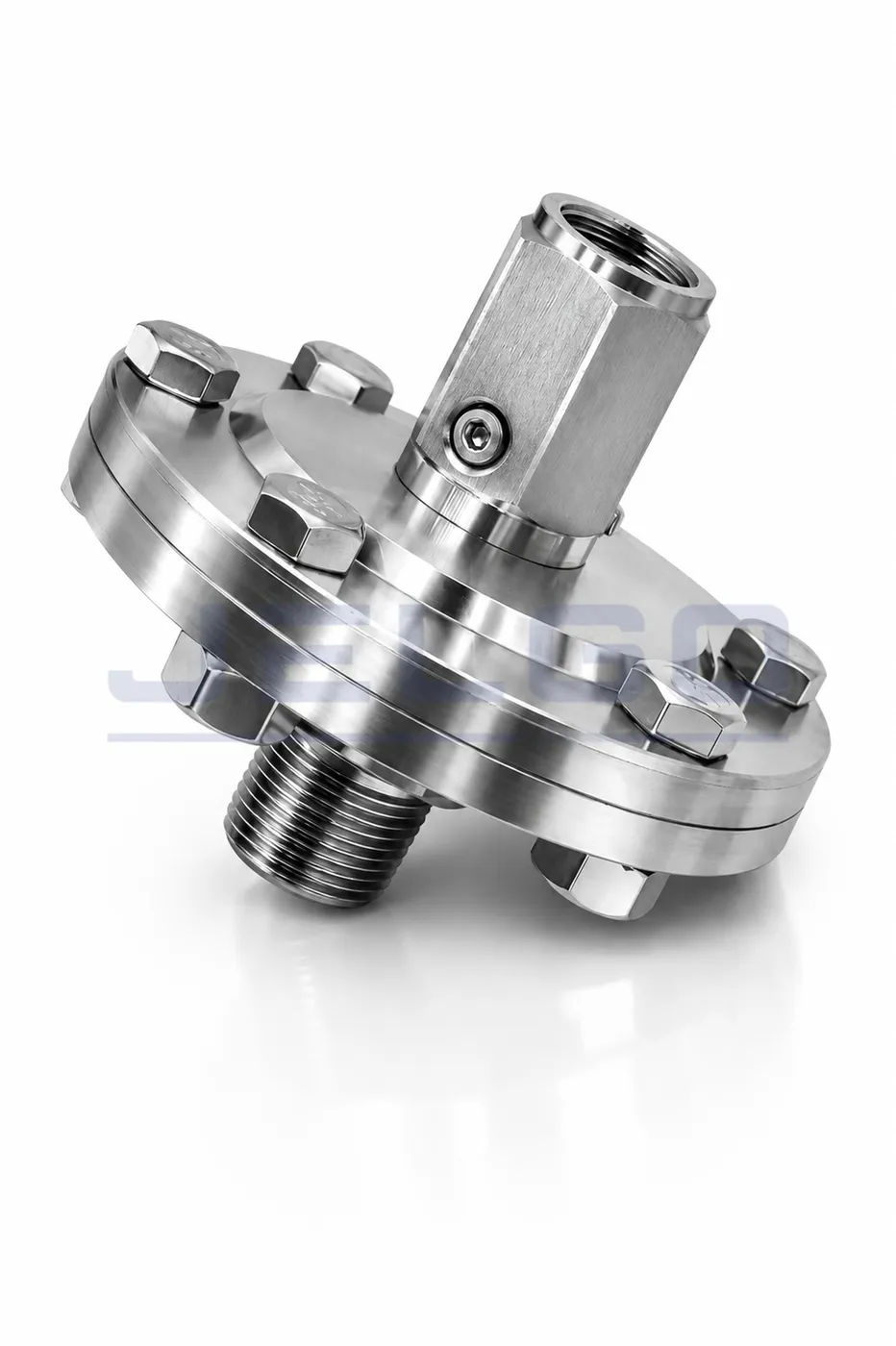 Selo rosqueado 100mm para instrumentação de pressão