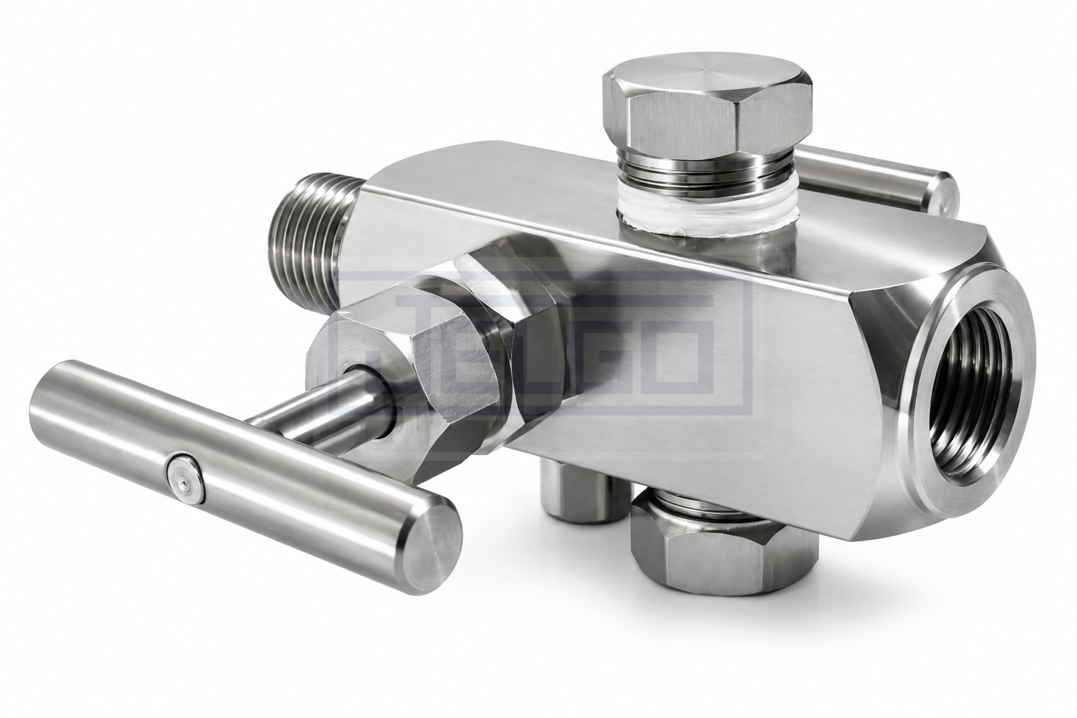 Manifold de 2 vias para instrumentação — JELGO
